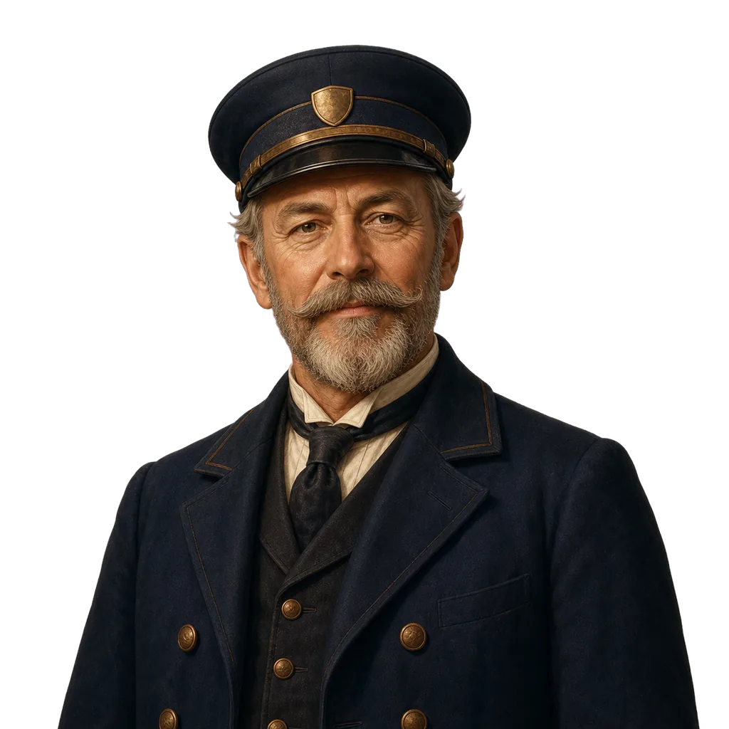 A railway mentor overlooking a frontier railroad